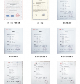 证书及试验报告